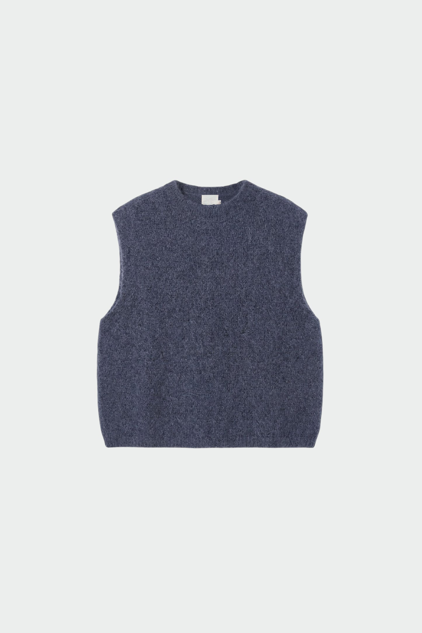 GILET BOXY AVEC MOHAIR