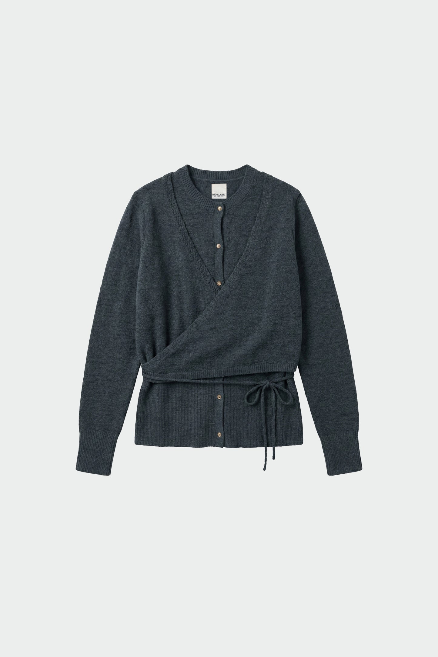 CARDIGAN ENVOLVENTE PUNTO FINO