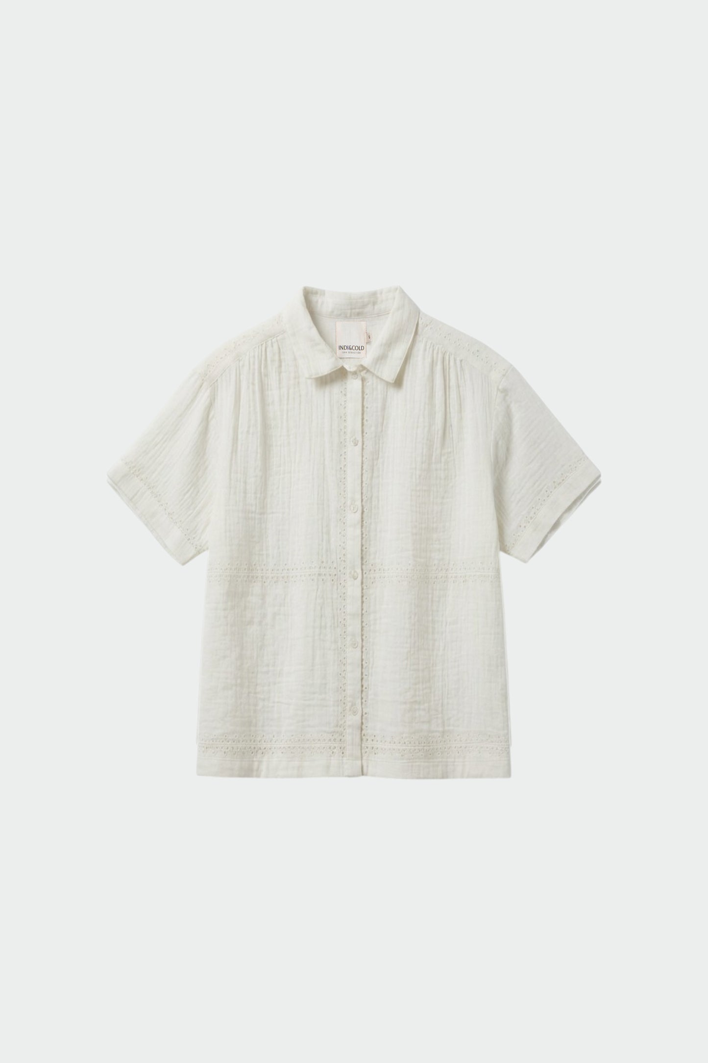 T-SHIRT COMBINÉ BRODERIES