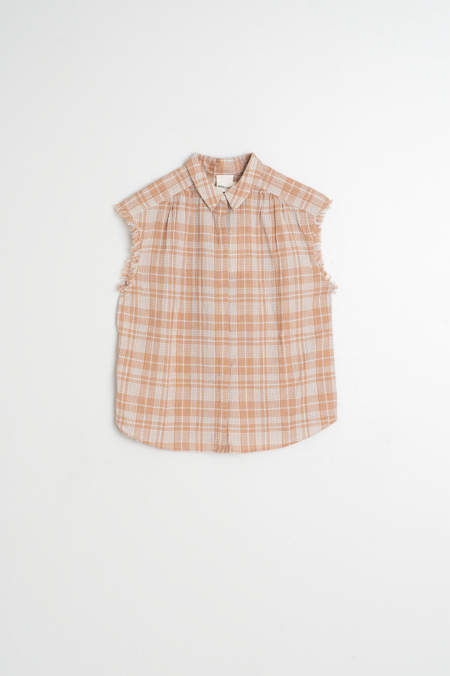FRAYED COTTON SHIRT