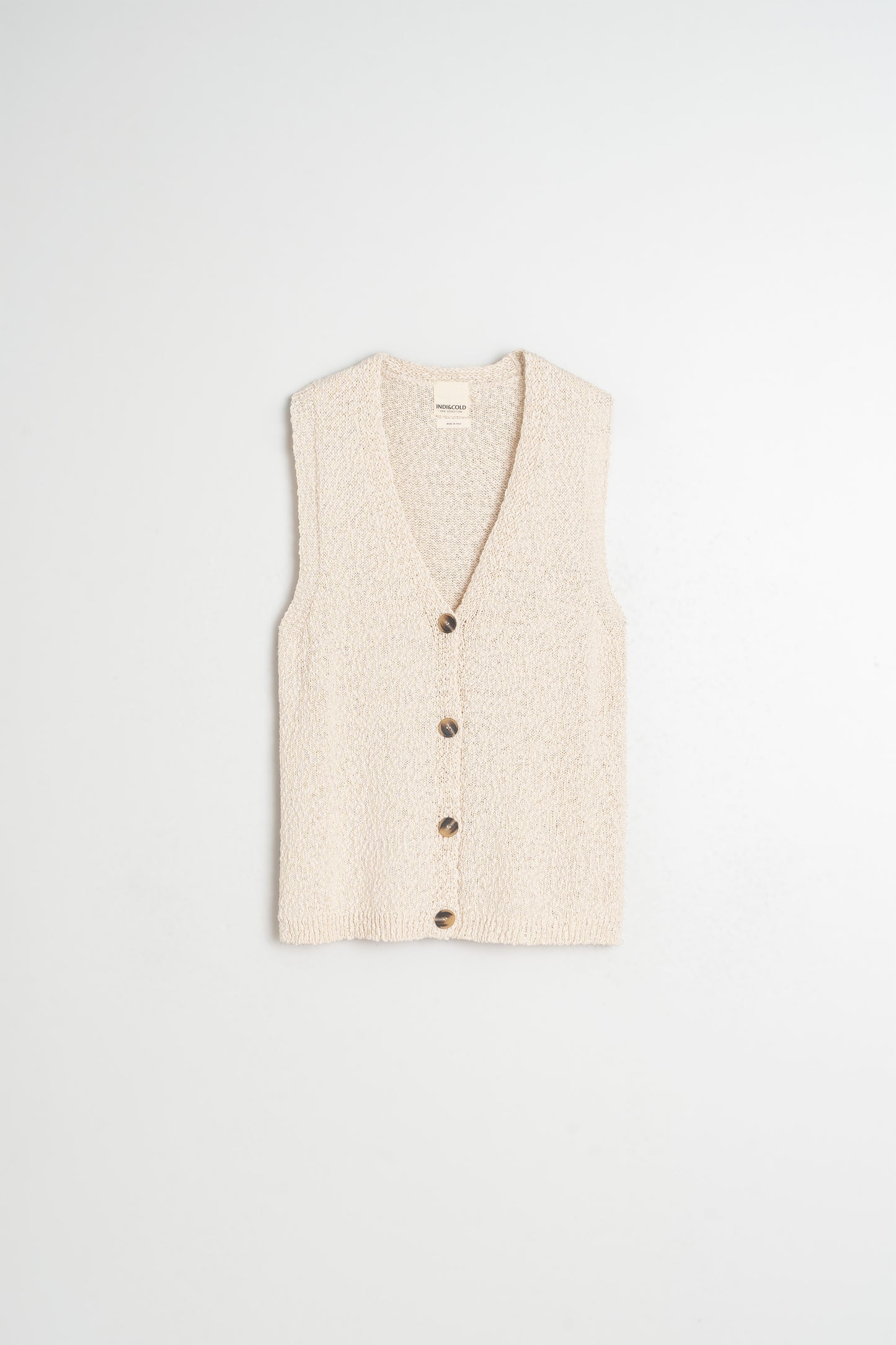 VESTE BOUCLÉ EN COTON ORGANIQUE
