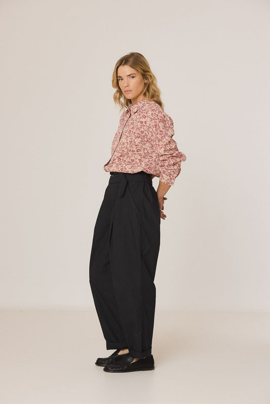 CHEMISE WESTERN FLEURS 2
