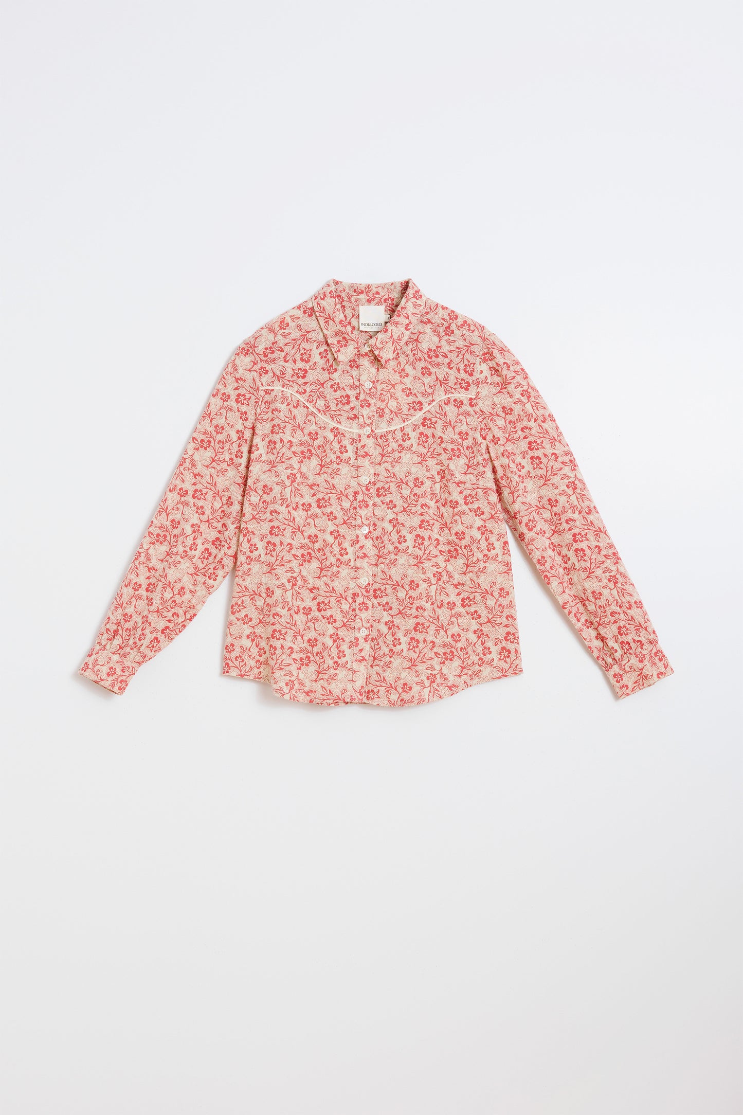 CHEMISE WESTERN FLEURS