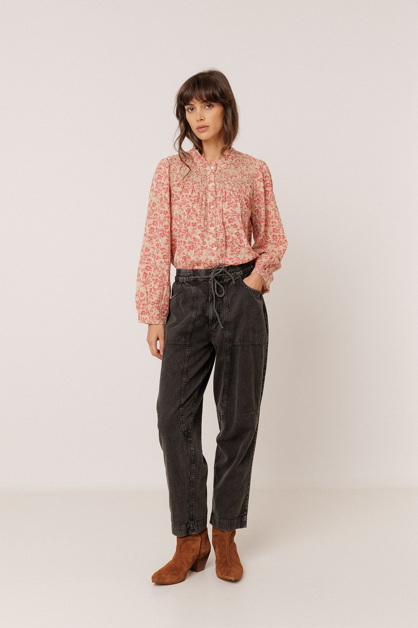CHEMISE BRODERIE SMOCK