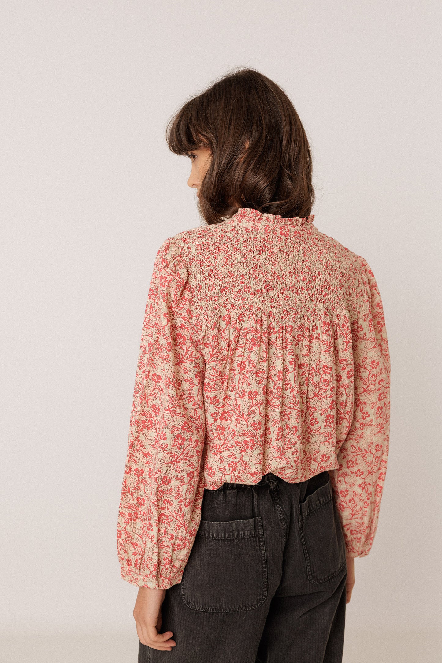CHEMISE BRODERIE SMOCK