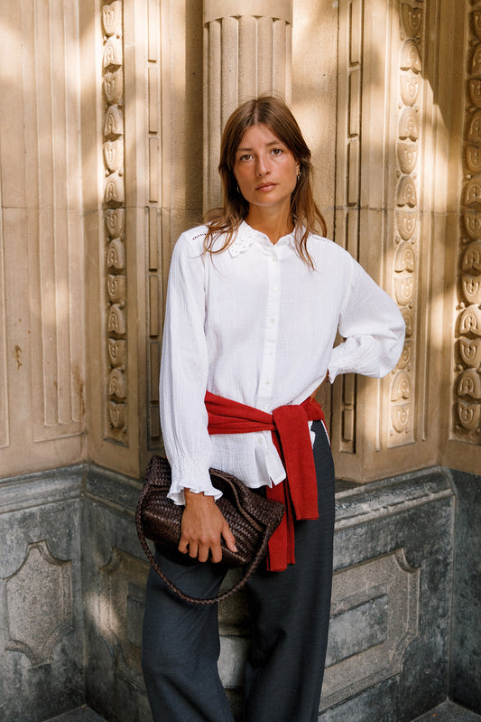 ROMANTIC DOUBLE-GAUZE SHIRT 1
