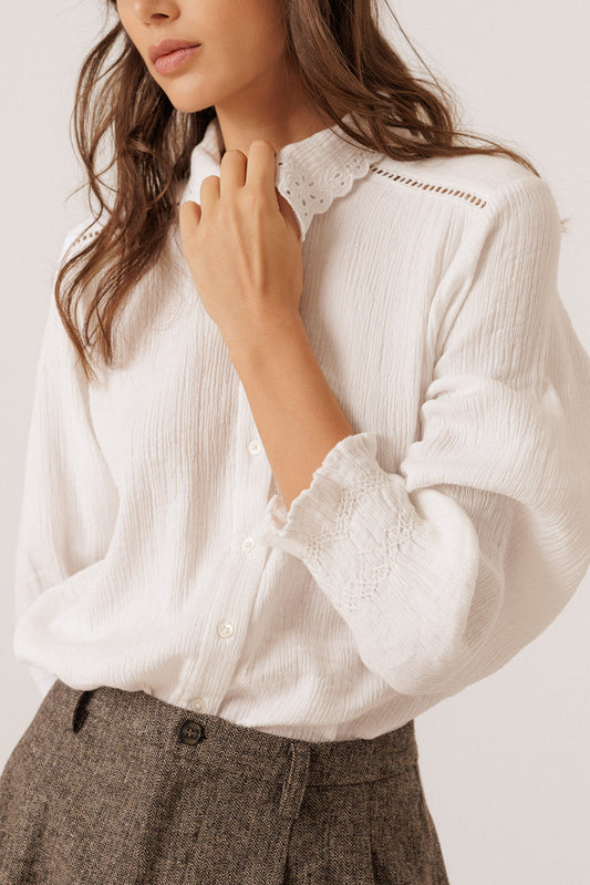 ROMANTIC DOUBLE-GAUZE SHIRT 4