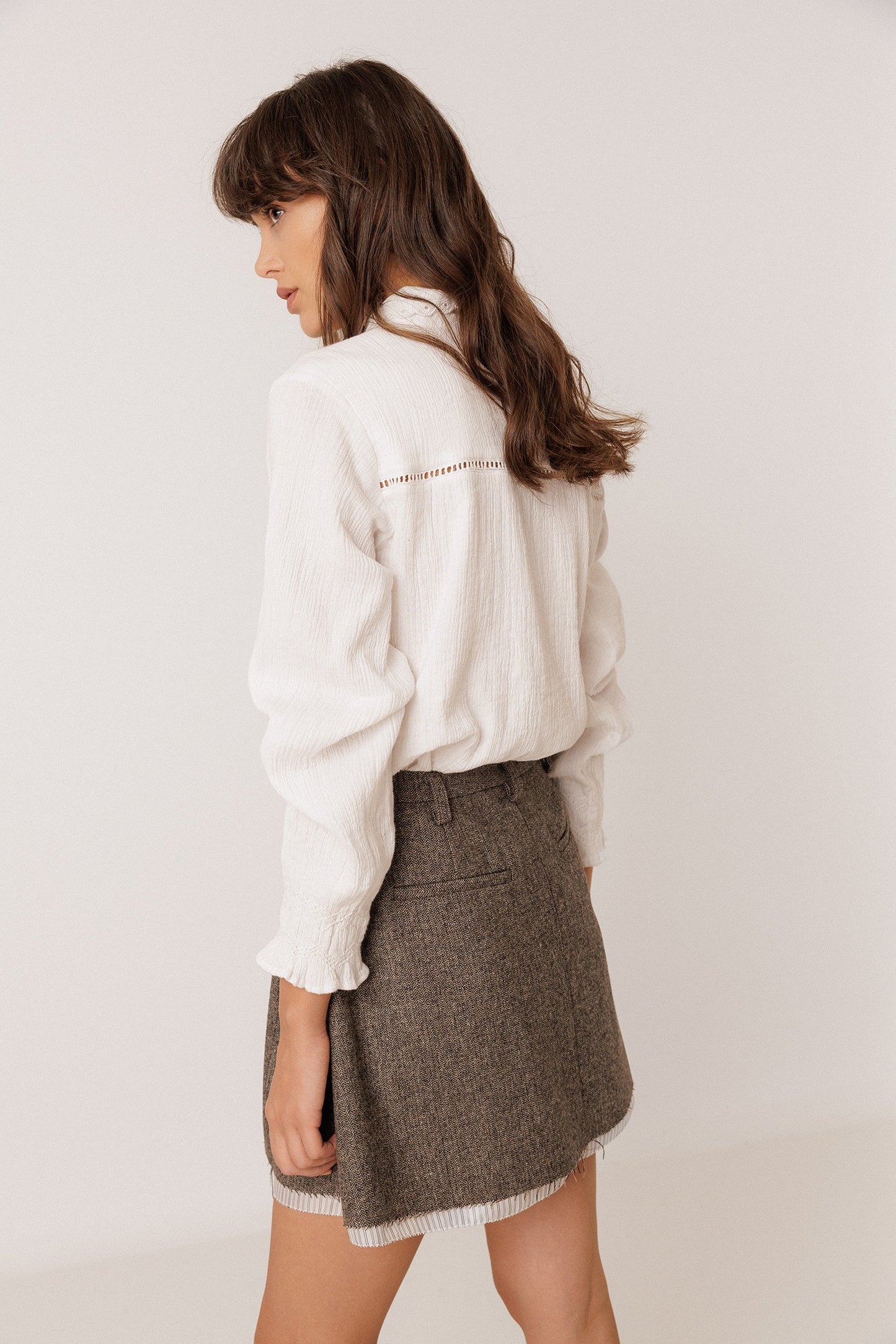ROMANTIC DOUBLE-GAUZE SHIRT