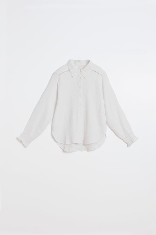 ROMANTIC DOUBLE-GAUZE SHIRT 7