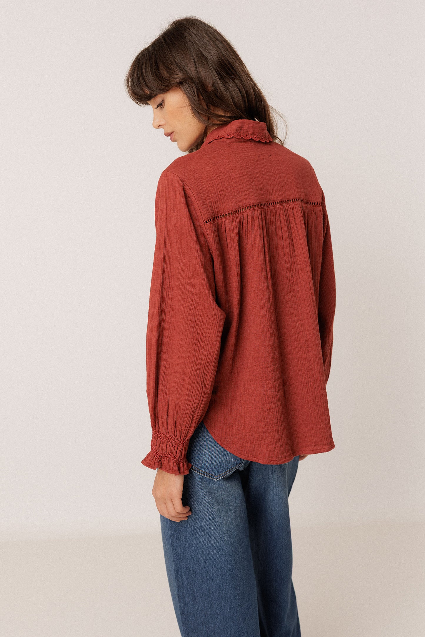 CHEMISE ROMANTIQUE DOUBLE GAZE