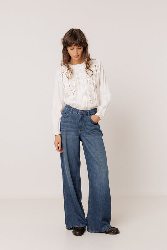 BLUSA ROMÁNTICA DOBLE GASA 4