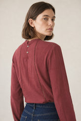 BLUSA ROMÁNTICA DOBLE GASA