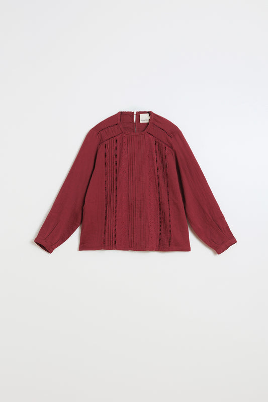 ROMANTIC DOUBLE-GAUZE BLOUSE 4