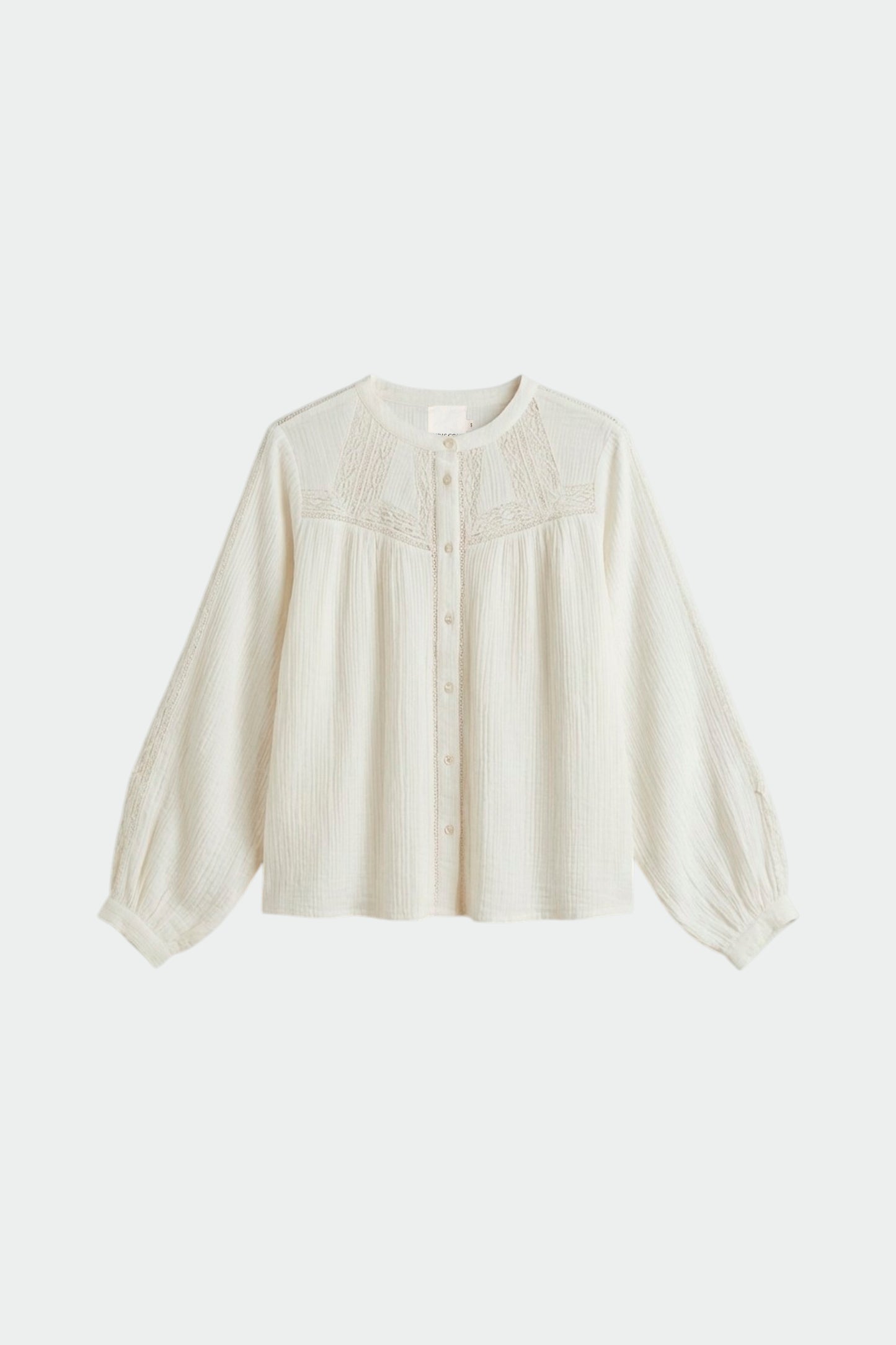 CAMISA COMBINADA CON PUNTILLAS