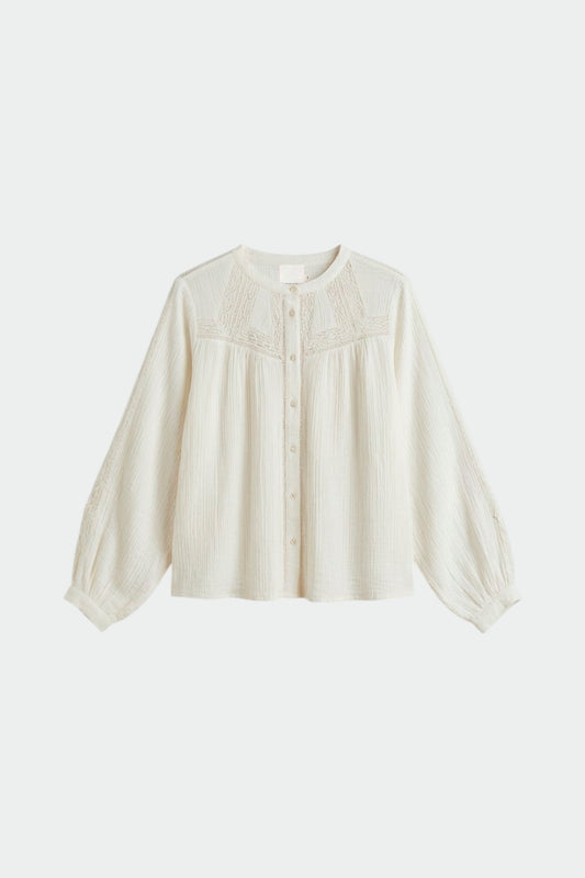 CAMISA COMBINADA CON PUNTILLAS 5