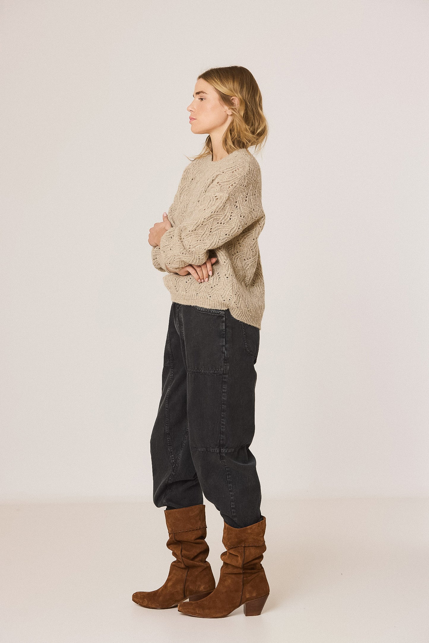PULL FANTAISIE AVEC ALPAGA