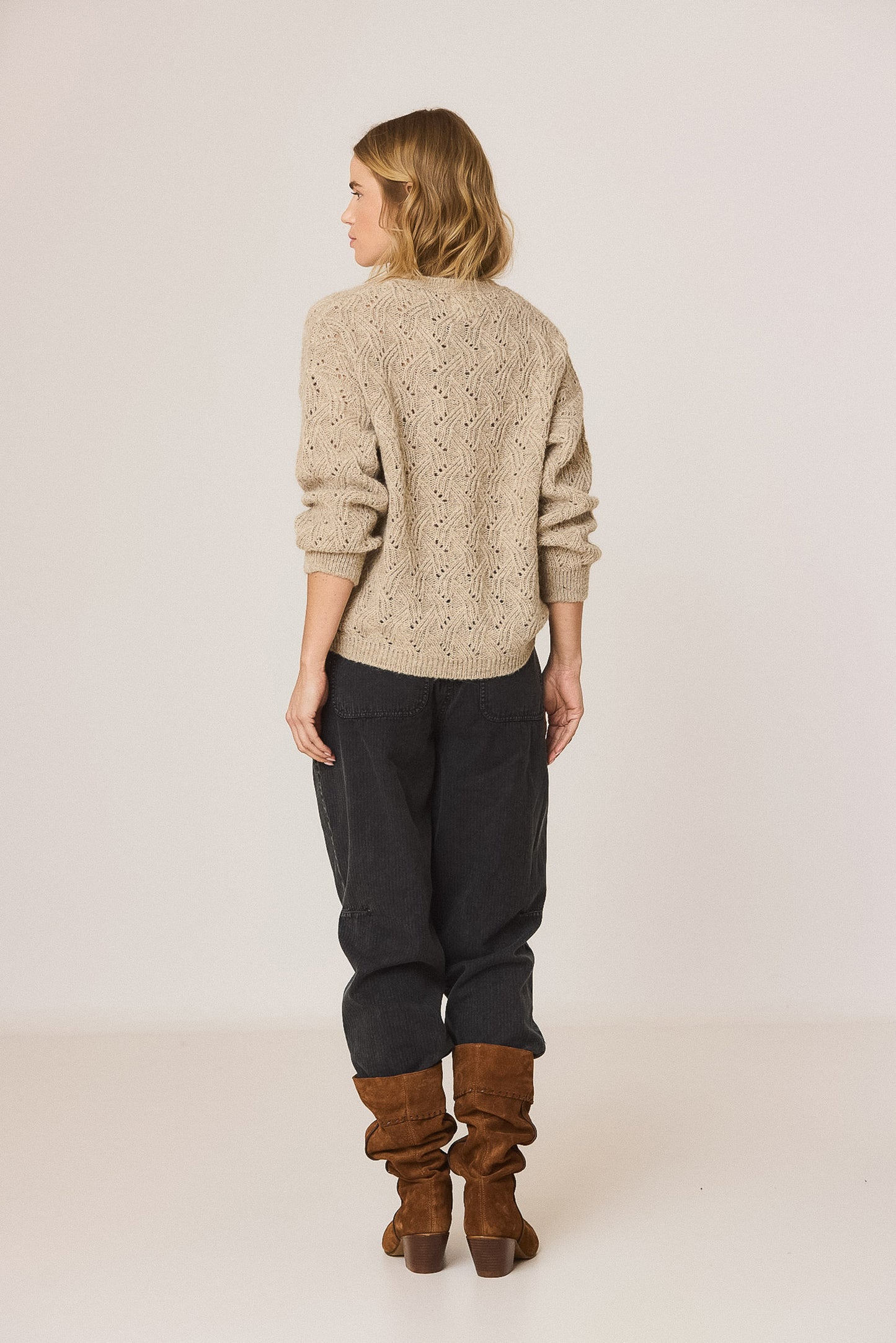 PULL FANTAISIE AVEC ALPAGA