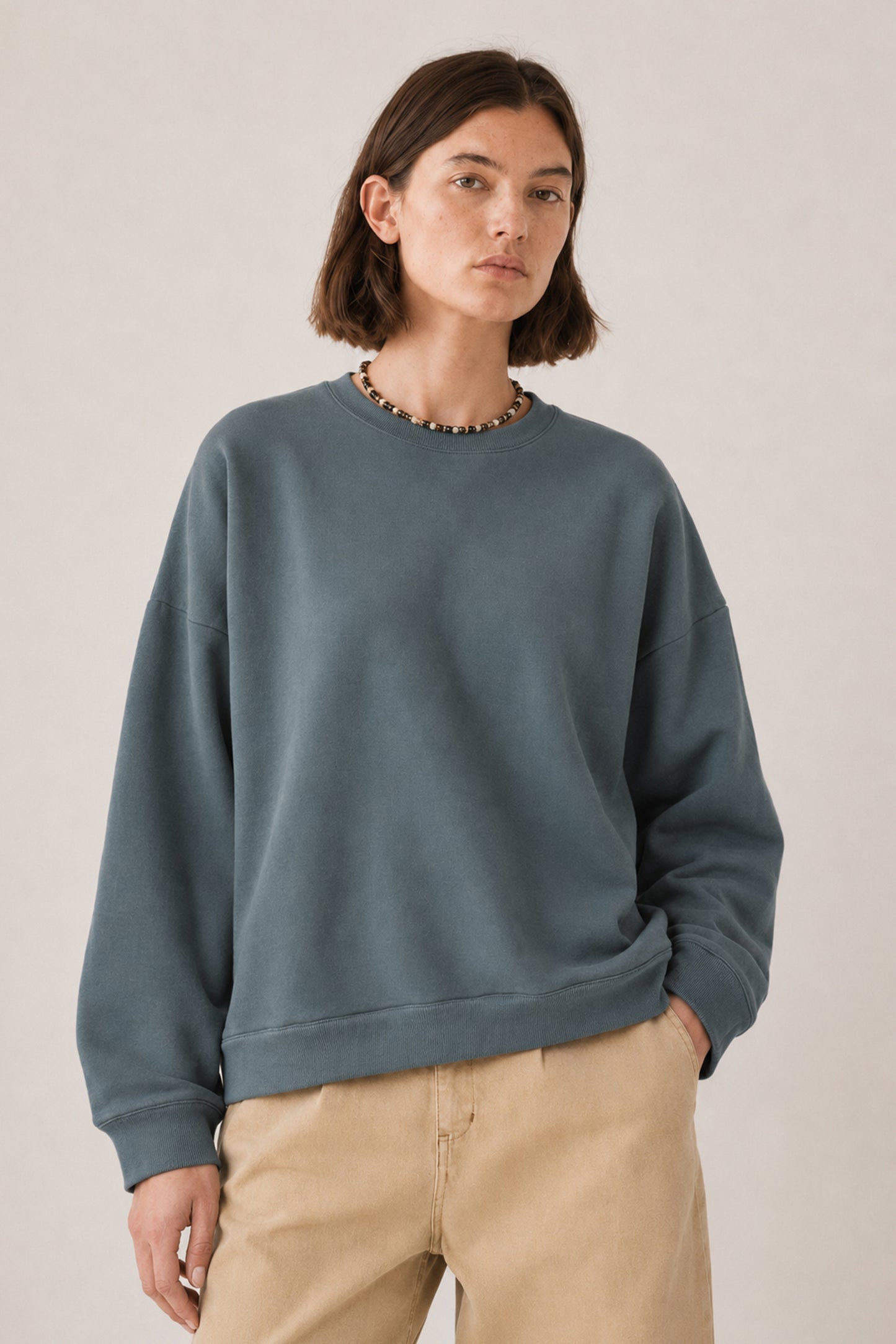 SUDADERA BÁSICA PLIEGUE