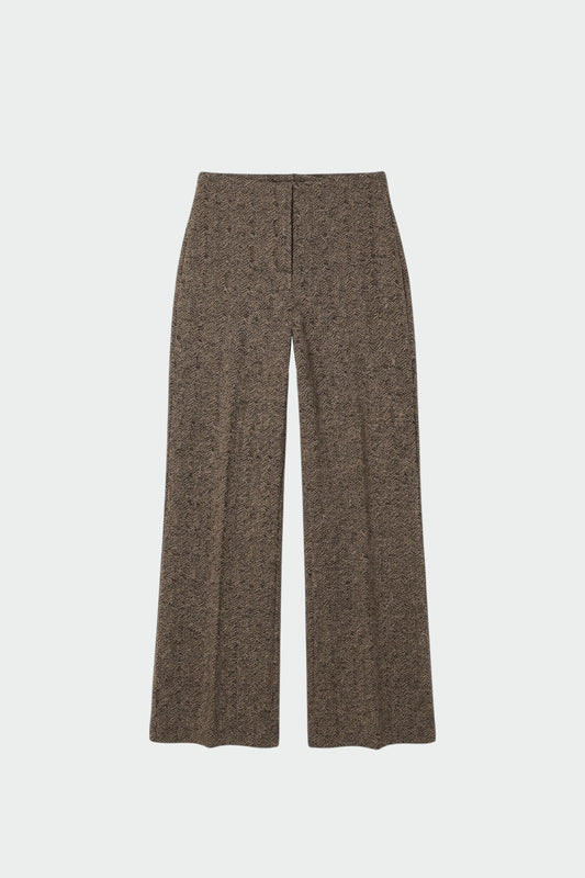PANTALON JACQUARD DOUBLE TISSU 5
