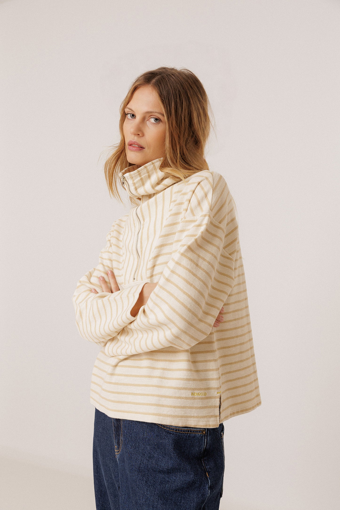 [CL] TERRYCLOTH SAILOR SWEATSHIRT