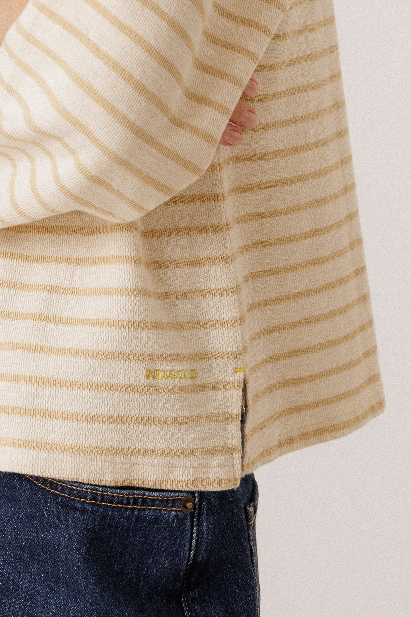 TERRYCLOTH SAILOR SWEATSHIRT