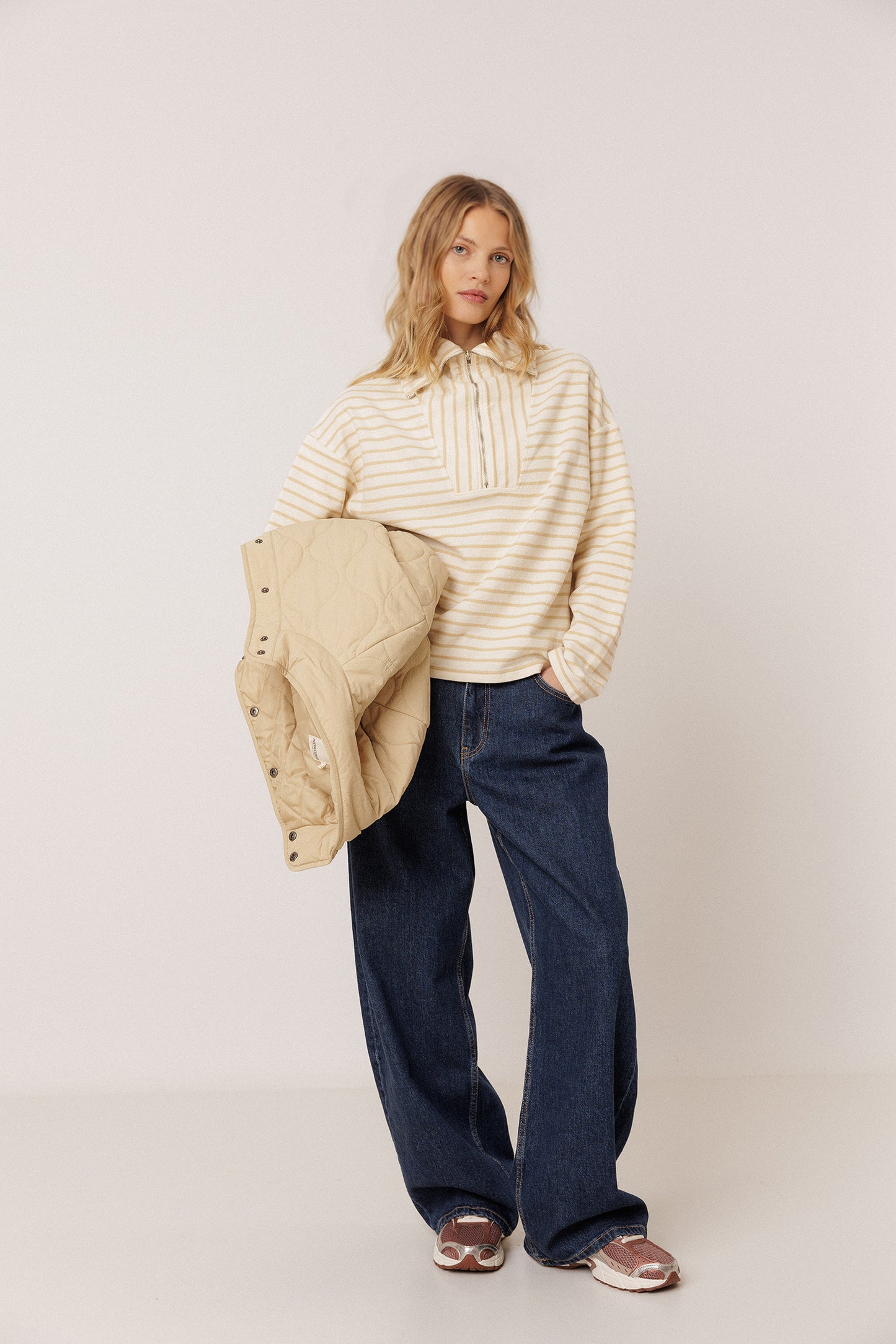 TERRYCLOTH SAILOR SWEATSHIRT