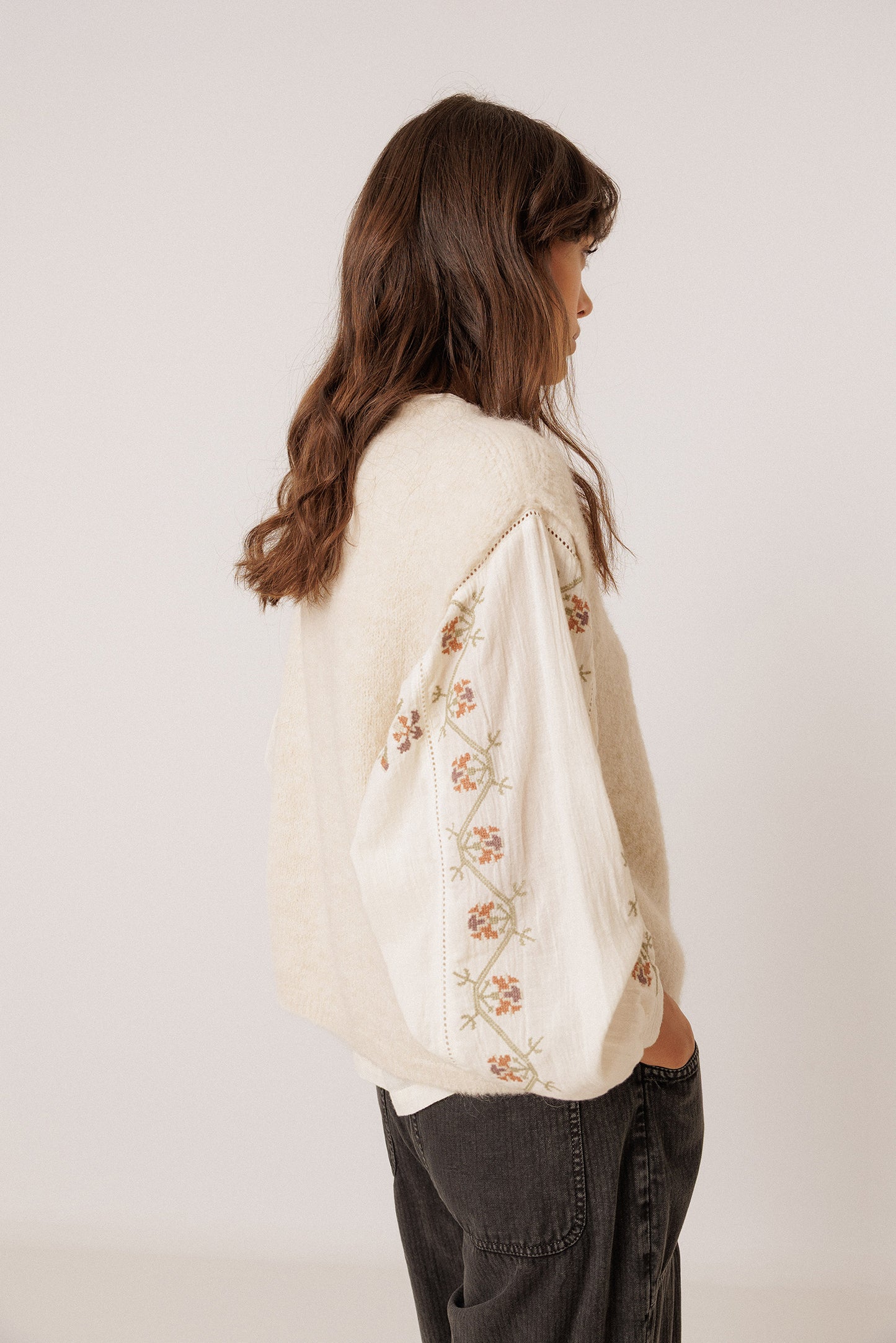 BOXY VEST WITH MOHAIR