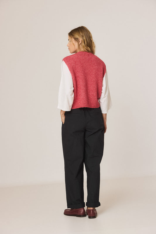 GILET BOXY AVEC MOHAIR 3