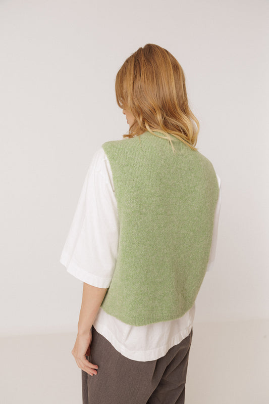 GILET BOXY AVEC MOHAIR 2