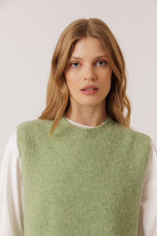 GILET BOXY AVEC MOHAIR 4
