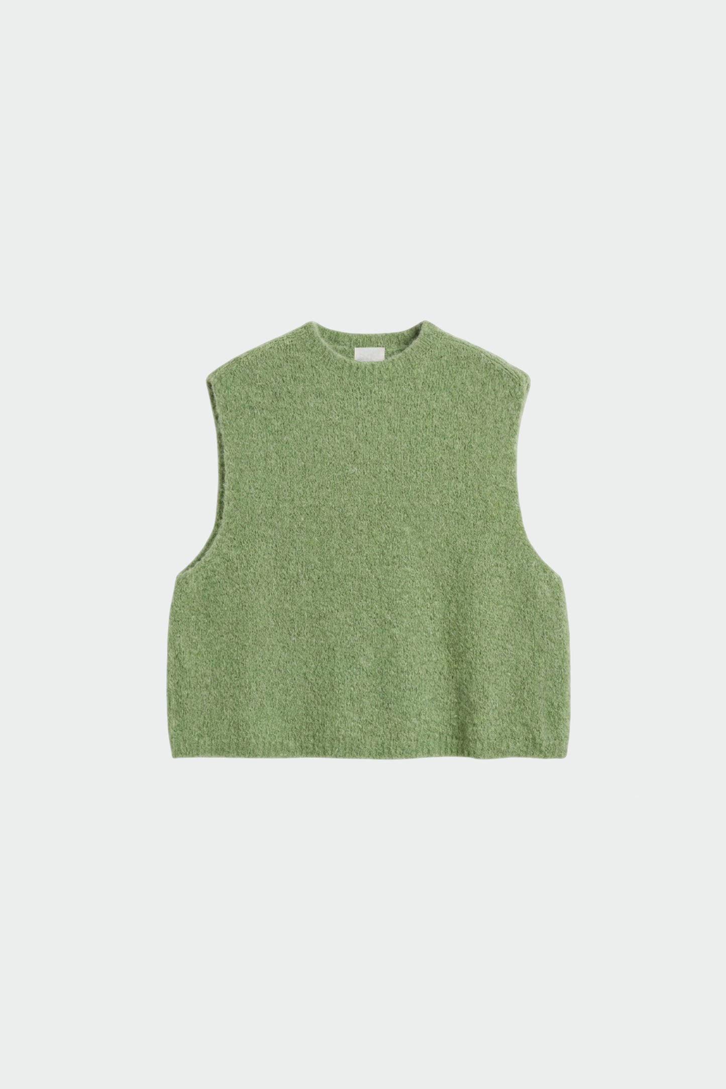 GILET BOXY AVEC MOHAIR