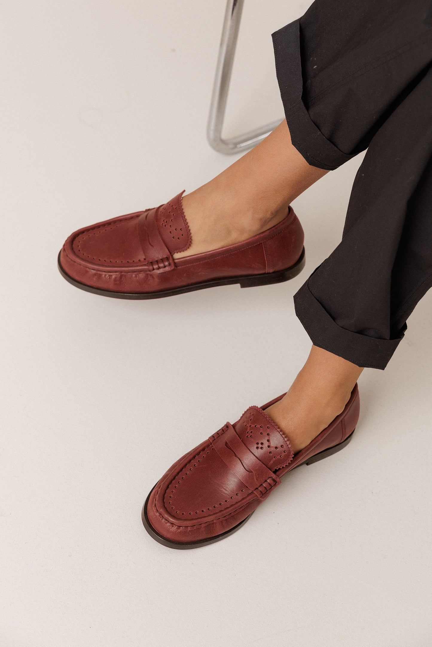 MOCASÍN PIEL TROQUELADO