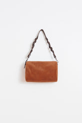 SPLIT-SUEDE SHOULDER BAG