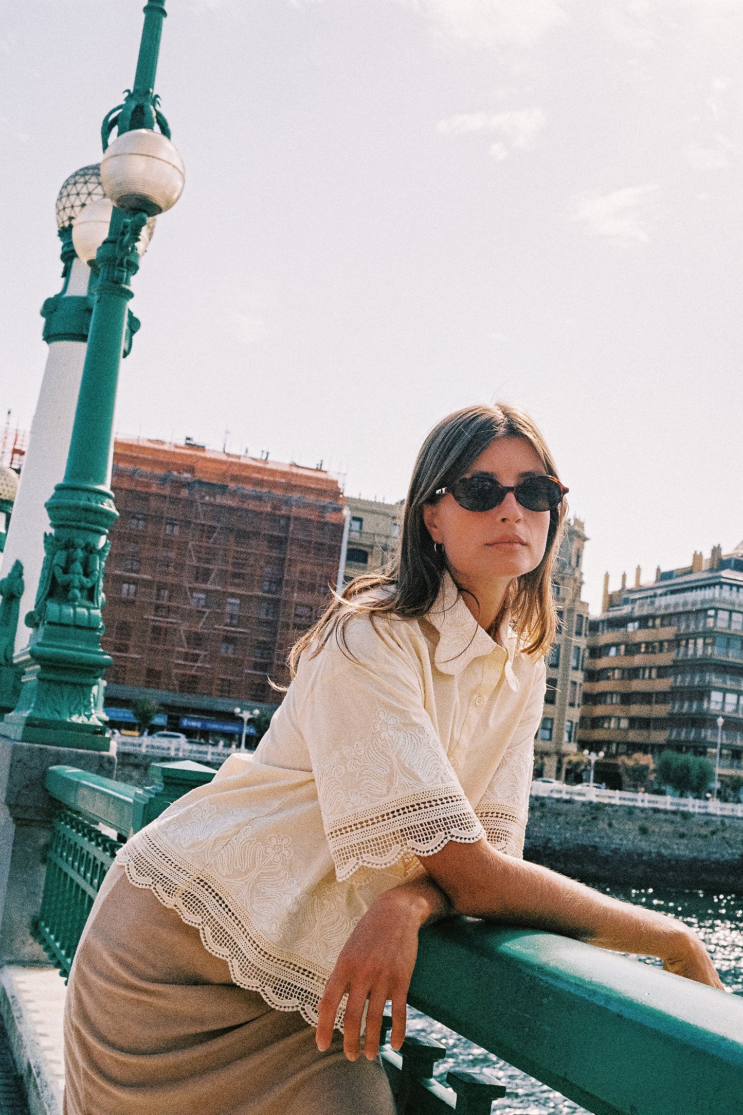 EMBROIDERED POPLIN SHIRT