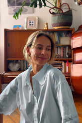 CAMISA BORDADA POPELÍN