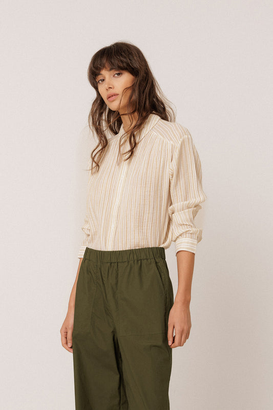 CHEMISE RAYURES DOUBLE GAZE 1