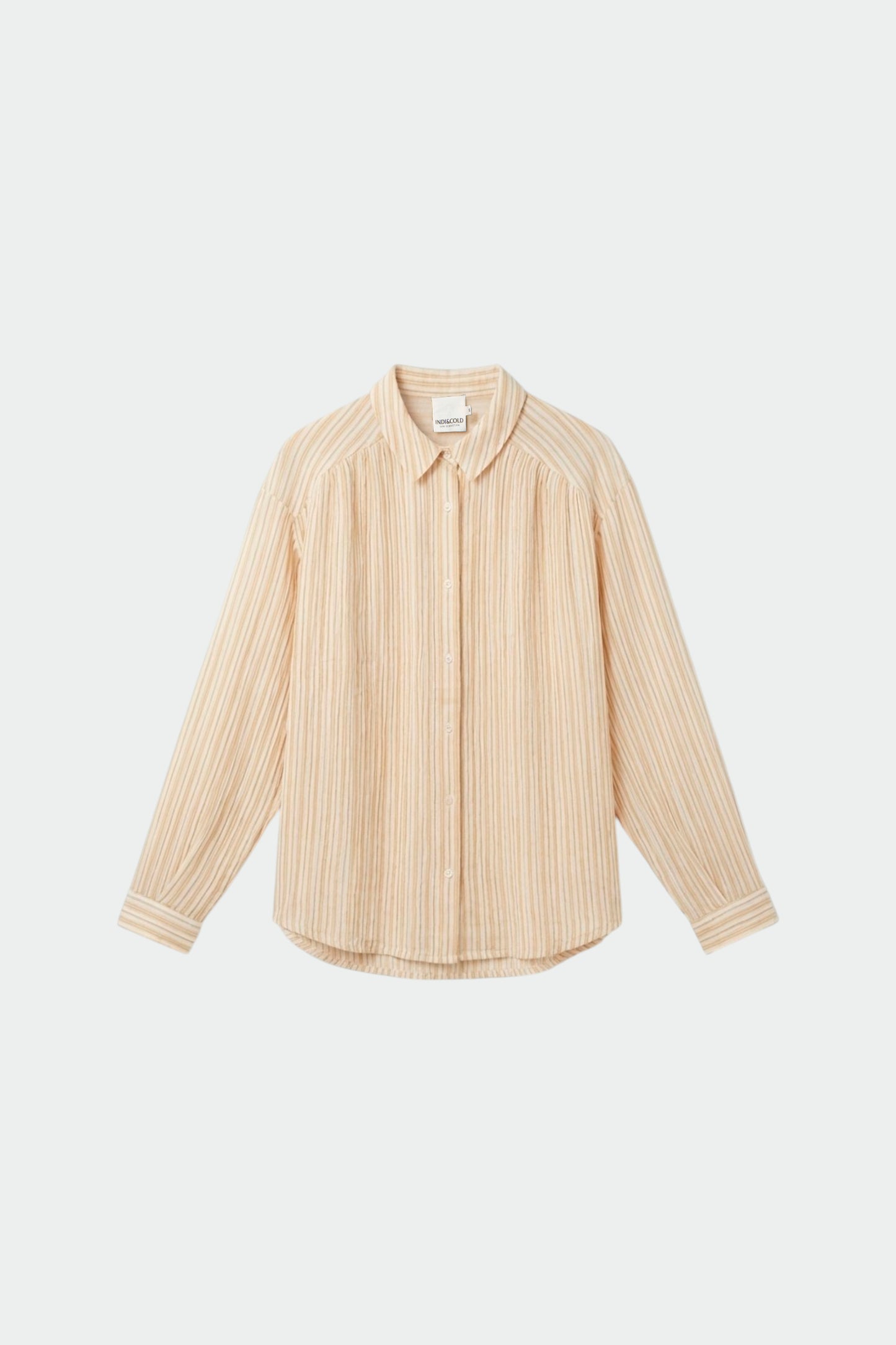 CHEMISE RAYURES DOUBLE GAZE