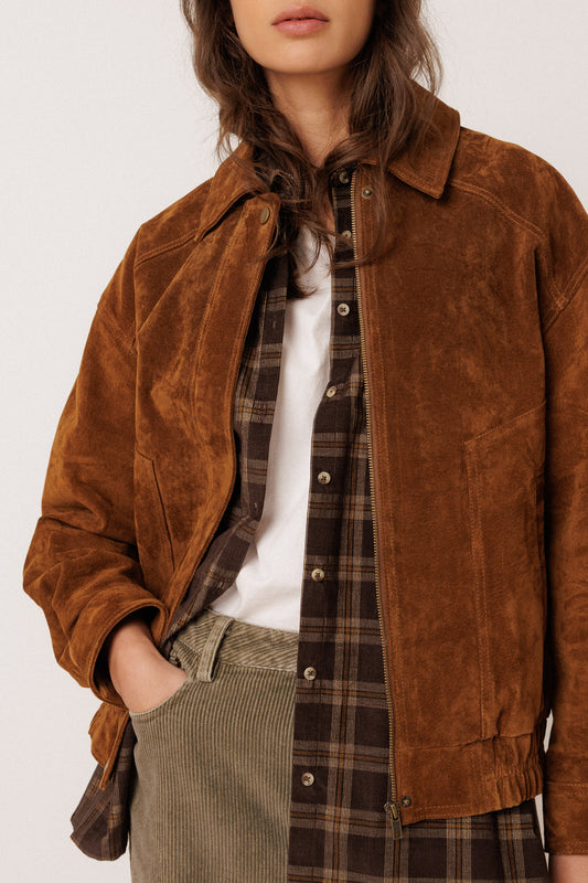LEATHER BOMBER JACKET 3