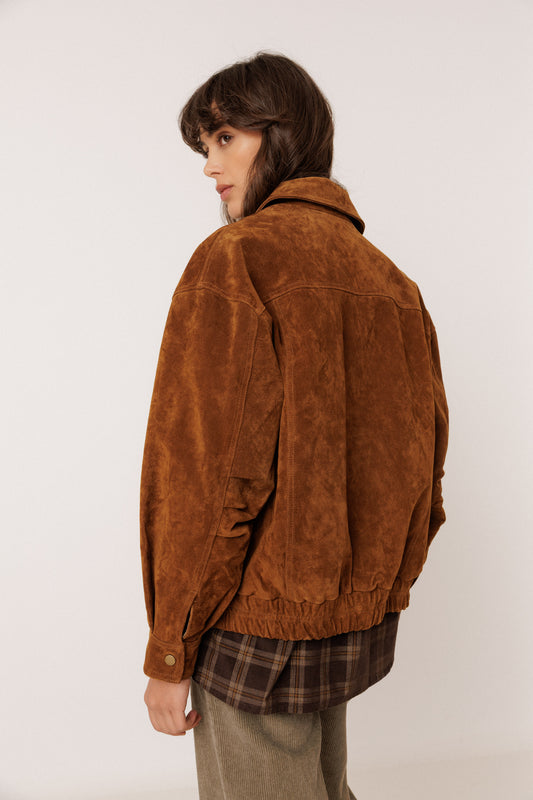 LEATHER BOMBER JACKET 4