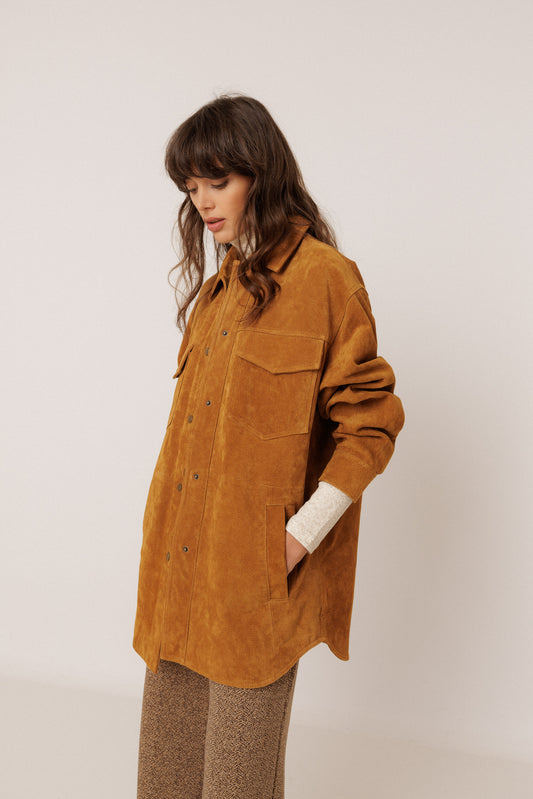 LEATHER POCKET PARKA 4