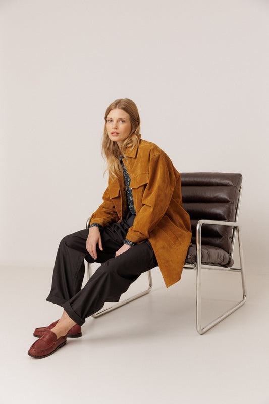 LEATHER POCKET PARKA 5