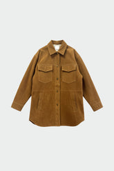 PARKA POCHES EN CUIR