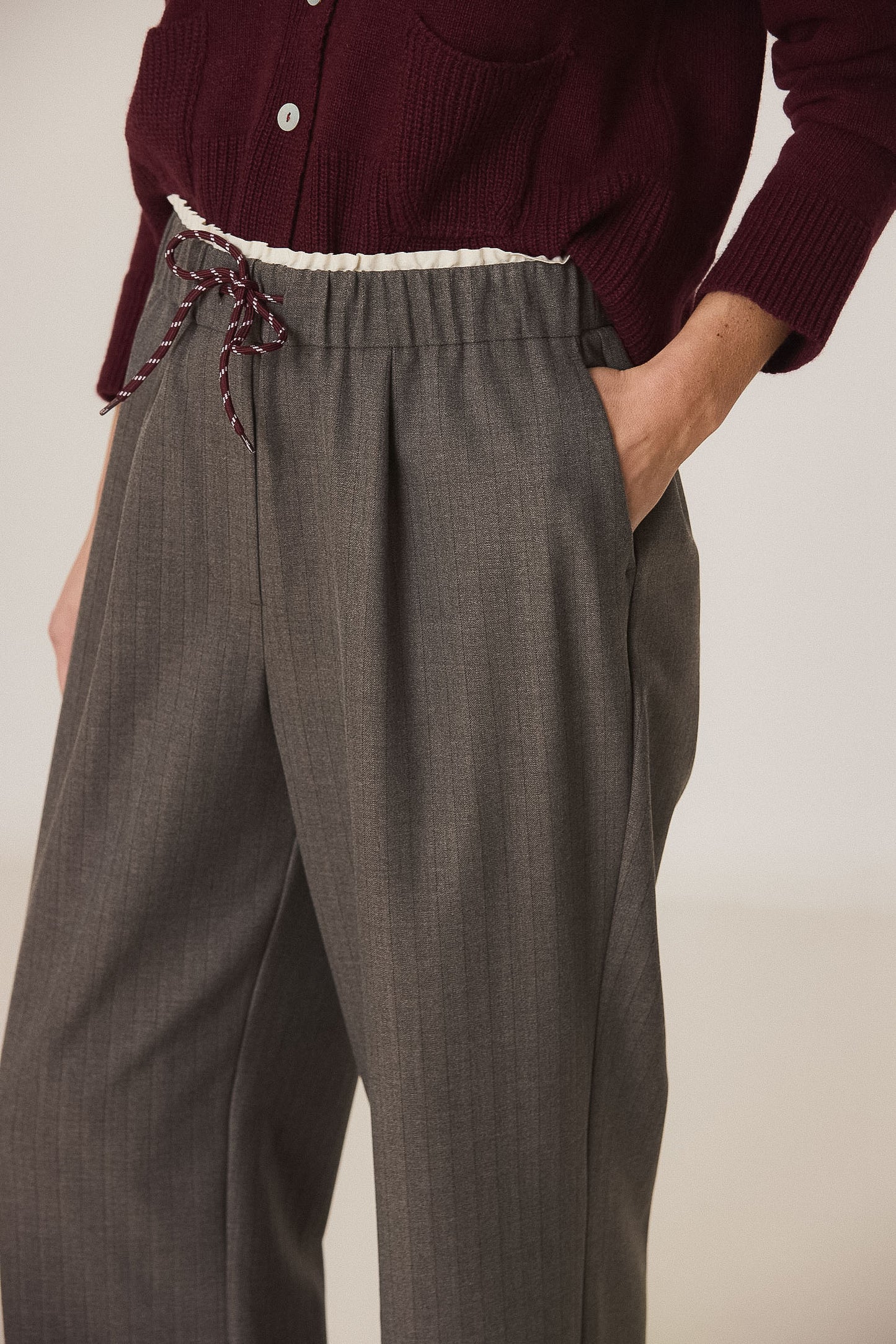 PANTALON TAILLE ÉLASTIQUÉE