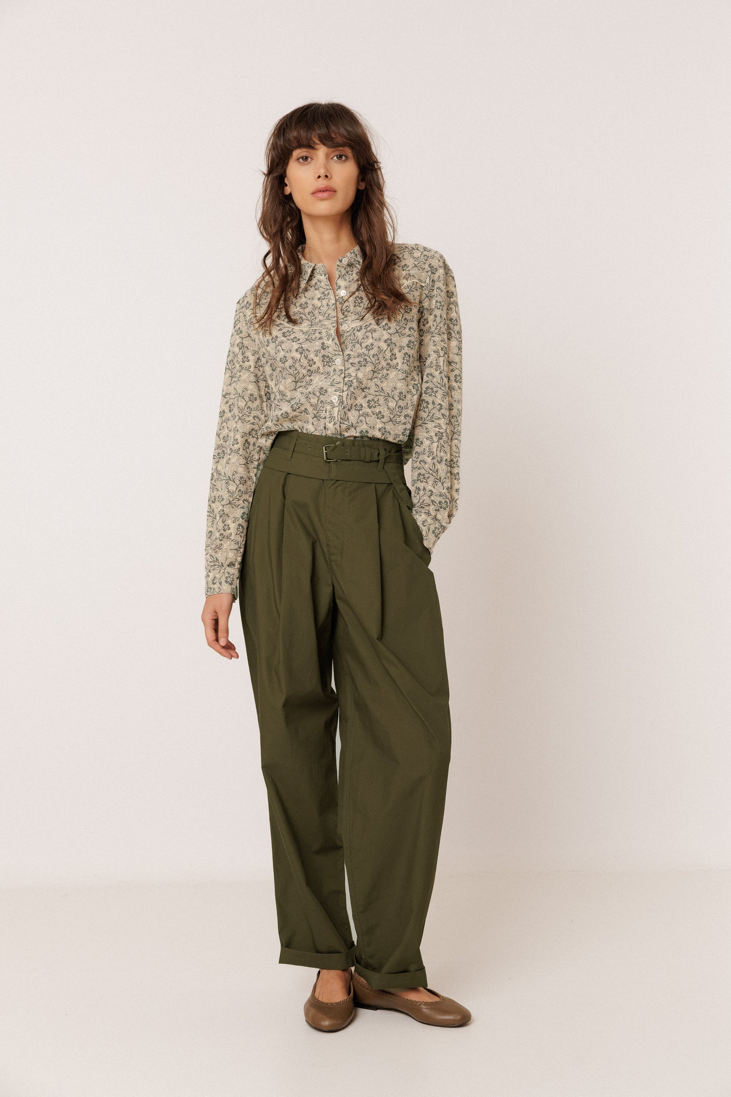 PANTALÓN CARROT POPELÍN