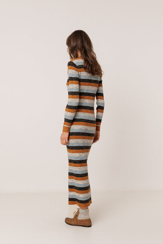 VESTIDO RAYAS CON MERINO 5
