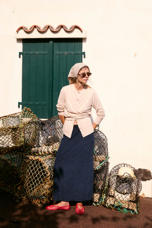 CARDIGAN ENVOLVENTE PUNTO FINO 1