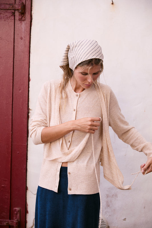 CARDIGAN ENVOLVENTE PUNTO FINO 4