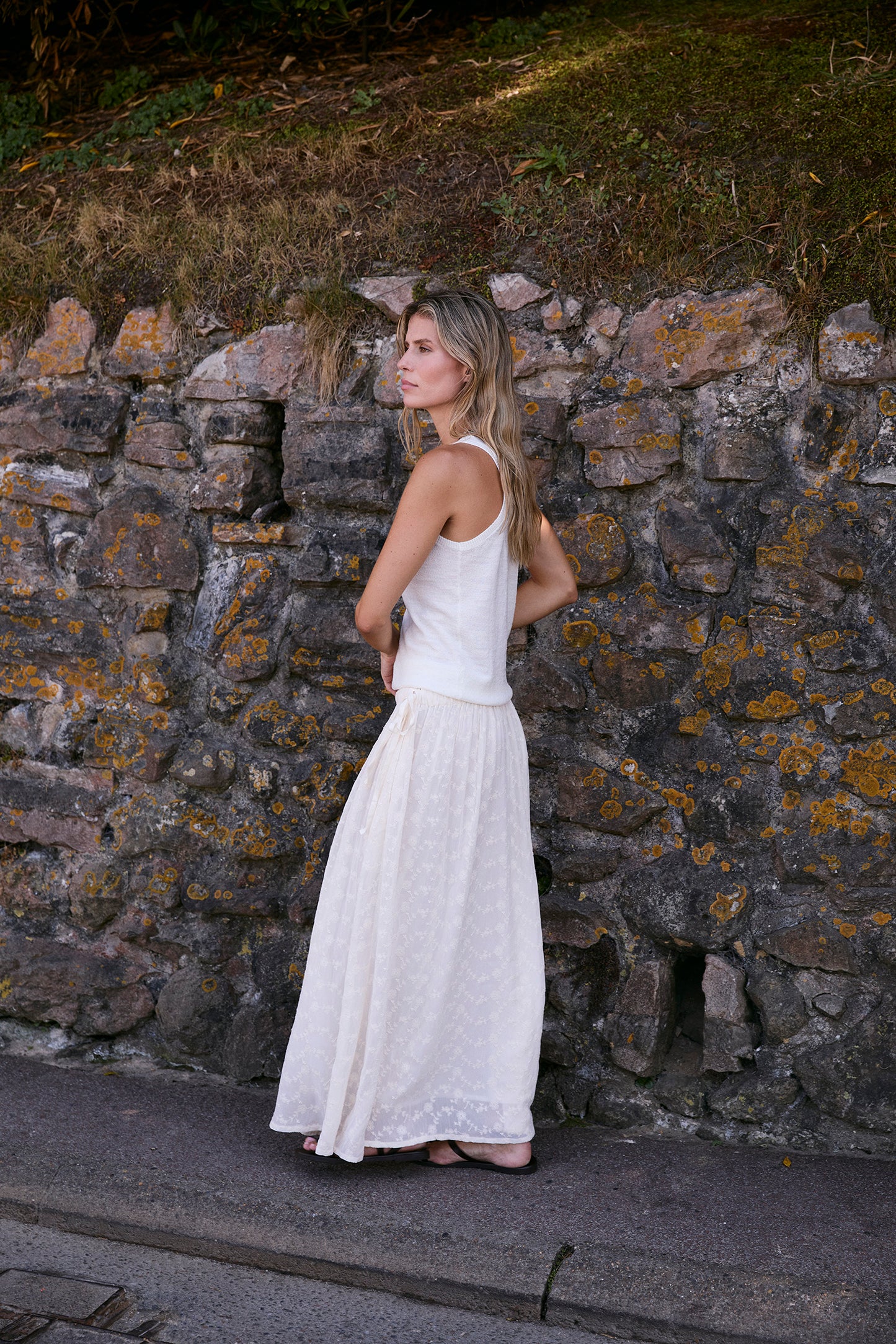 TOP HALTER PUNTO FINO MERINO