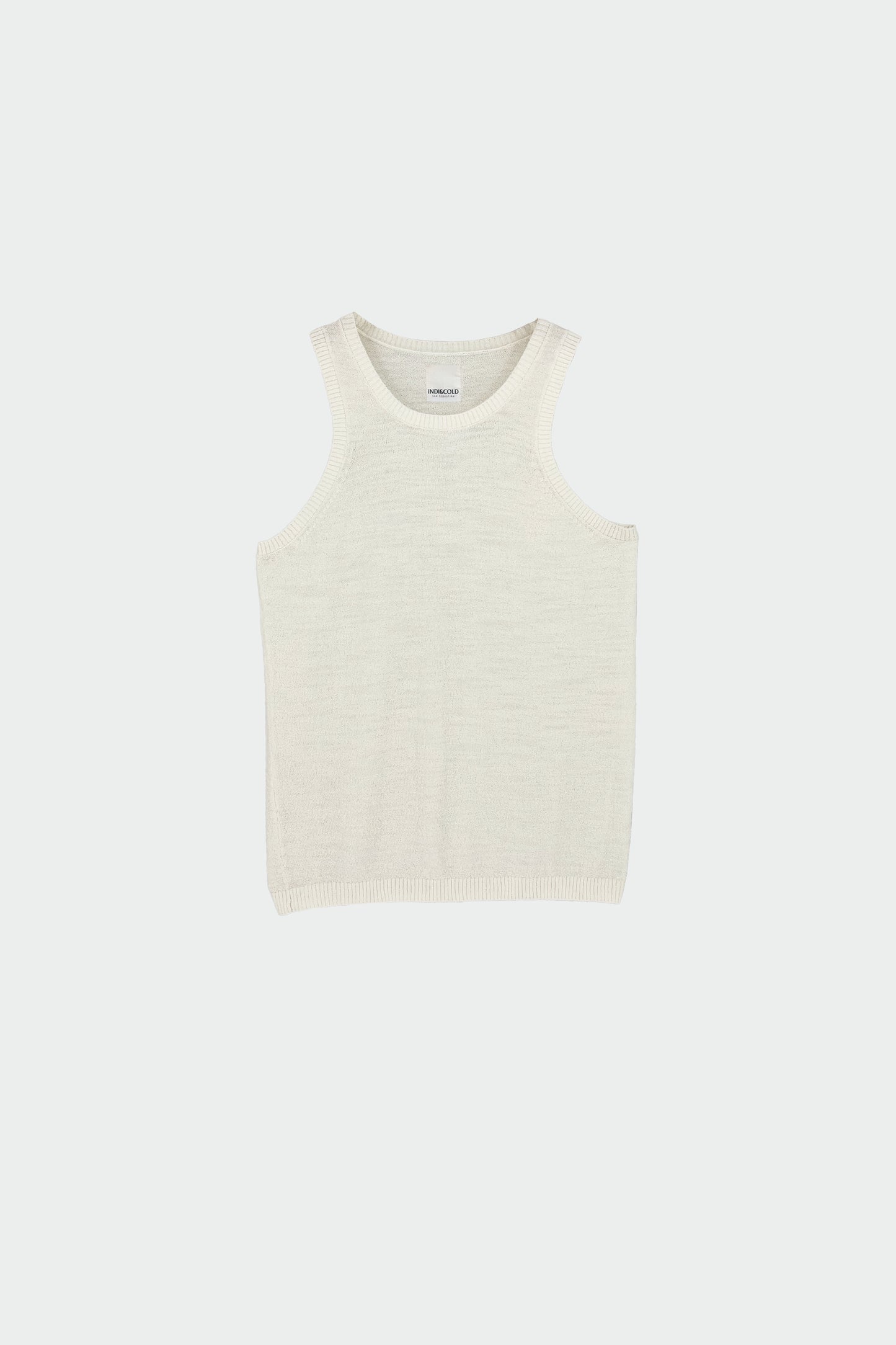 TOP HALTER PUNTO FINO MERINO