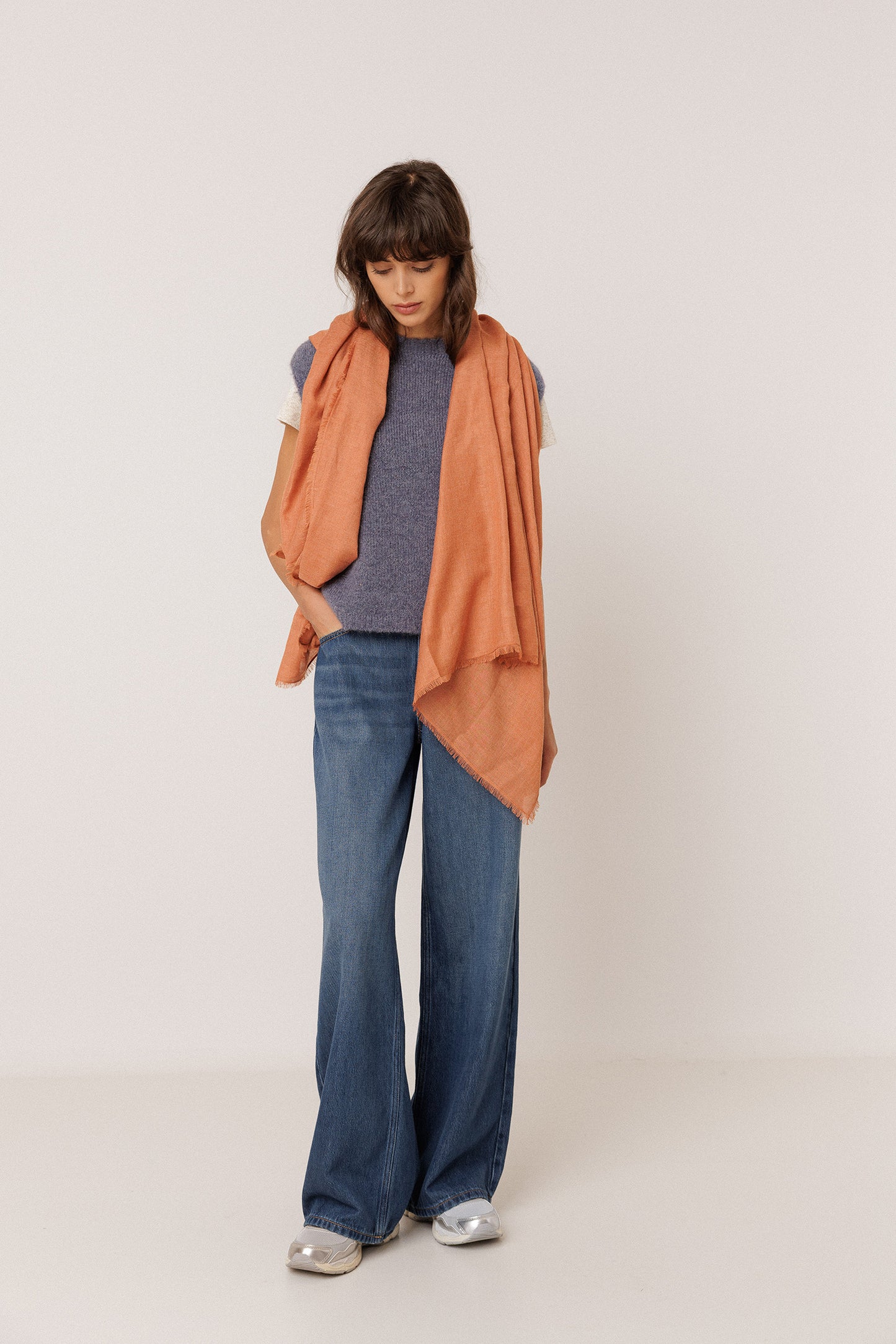FRAYED FOULARD